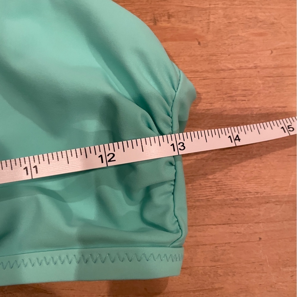 NWOT Red Carter Turquoise Cut Out & Open Back bikini Top XST Boho Beach Festival - Picture 4 of 6